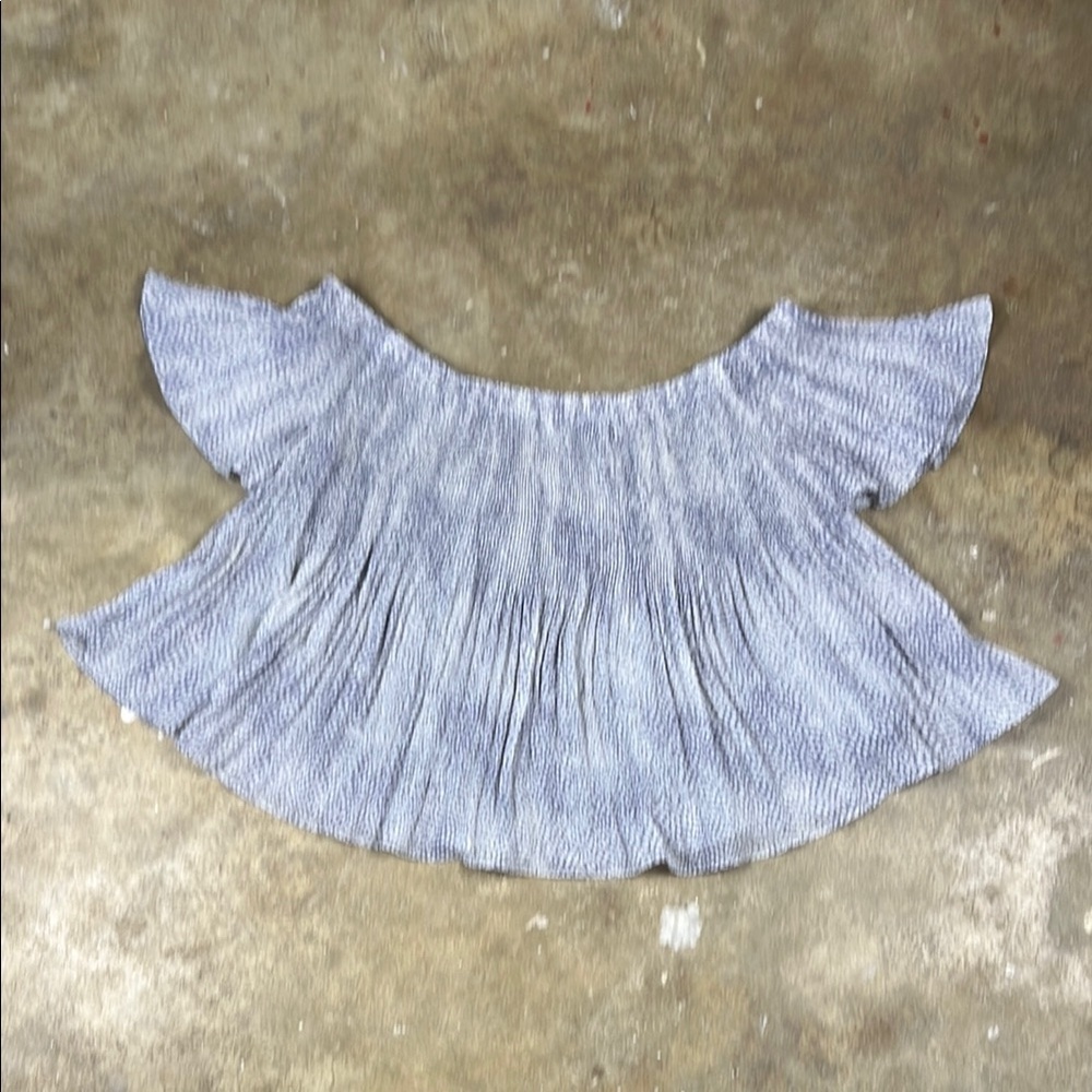 Storee off shoulder accordion top